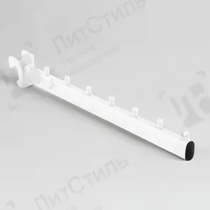 Кронштейн для овальной трубы прямой, 7 штырьков, белый U7297TN-K(бел)