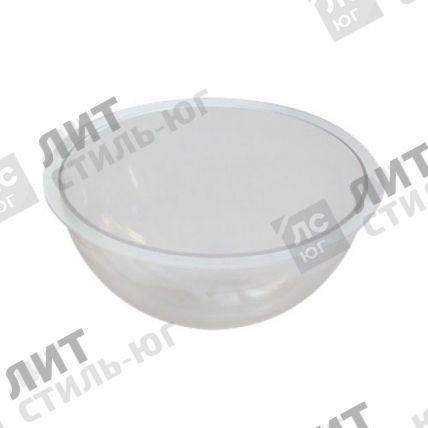 Чаша пластиковая, диаметр 500мм, толщина 3мм, материал полистирол