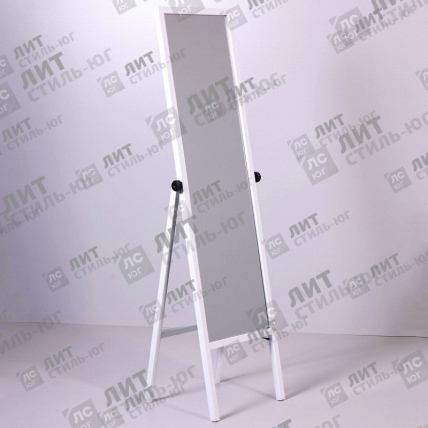 УН-150-40(бел) Зеркало напольное для примерки в полный рост 1500х400мм