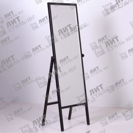 УН-150-48(черн) Зеркало напольное широкое для примерки в полный рост