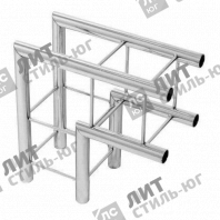 Угол(4-х труб) с прямым углом TRI-80(TS-080)