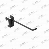 Крючок для овальной трубы L=150 мм, черный