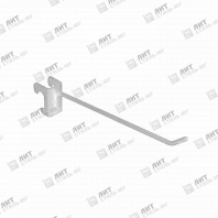 Крючок на овальную трубу 30х15 L=200 мм, белый