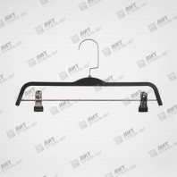 Вешалка с зажимами для брюк и юбок с покрытием soft-touch